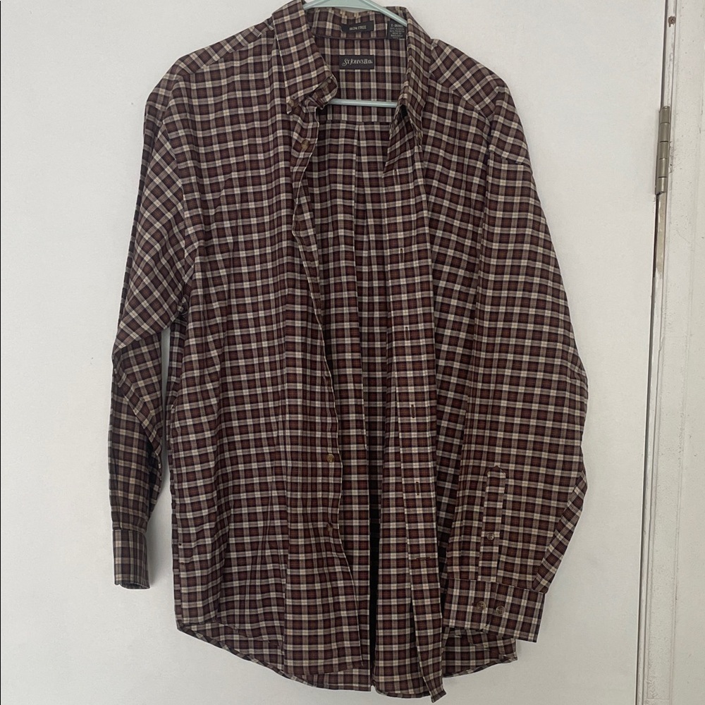 (2) Plaid Button-Up Shirt